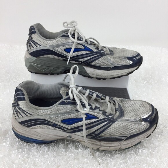 Brooks Adrenaline Mens 10M  Euro 40 Running Athletic Shoe Sneaker Gray & Blue - Picture 5 of 8